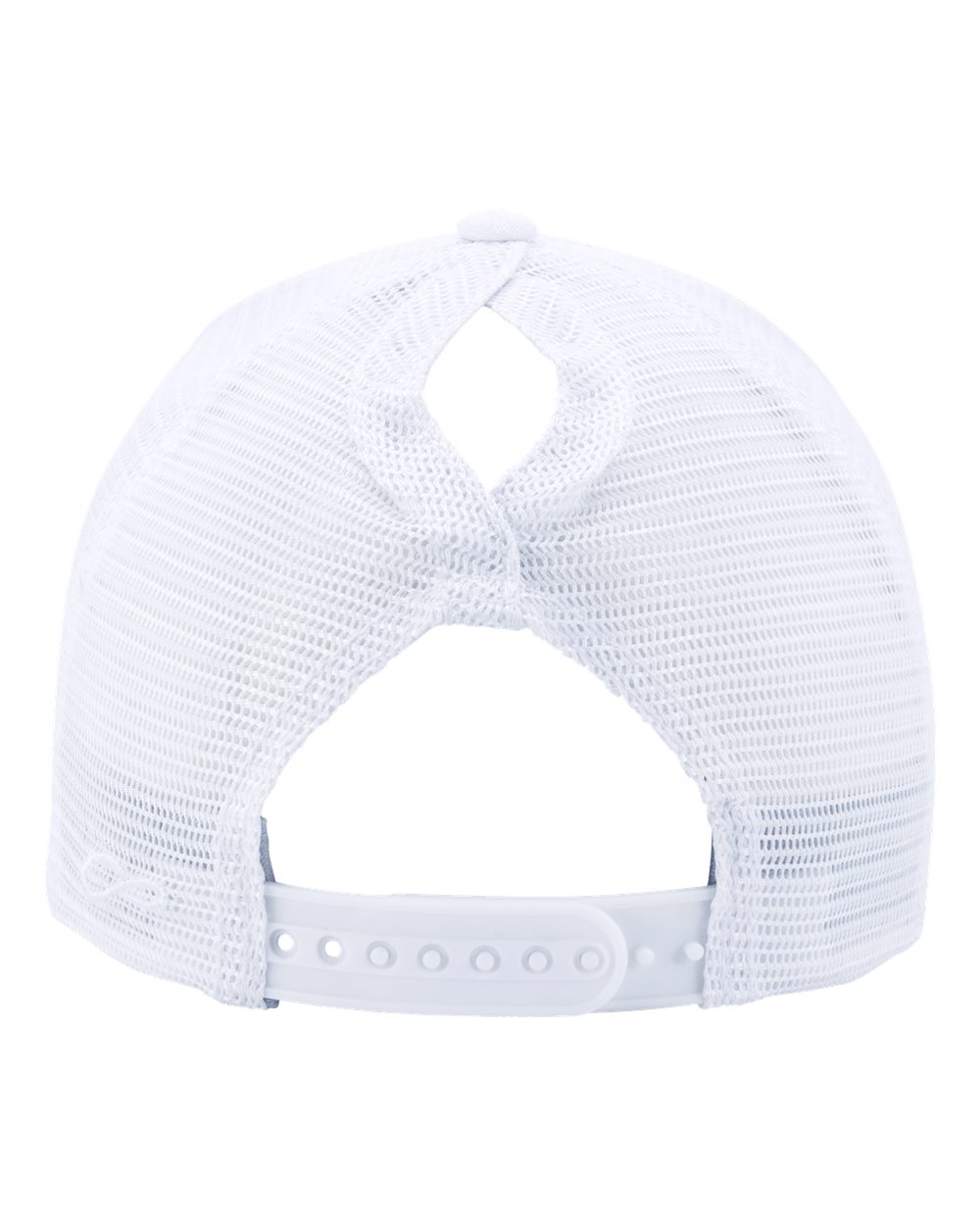 Women's Modern Trucker Cap - Back - B97395000 - White/ White