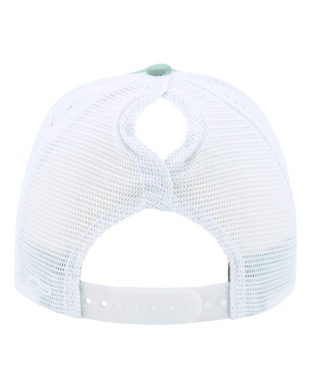 Women's Modern Trucker Cap - Back - B97395170 - Seafoam/ White