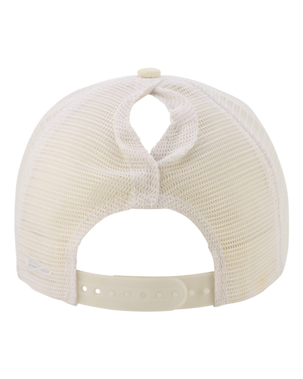 Women's Modern Trucker Cap - Back - B97395240 - Vanilla/ White