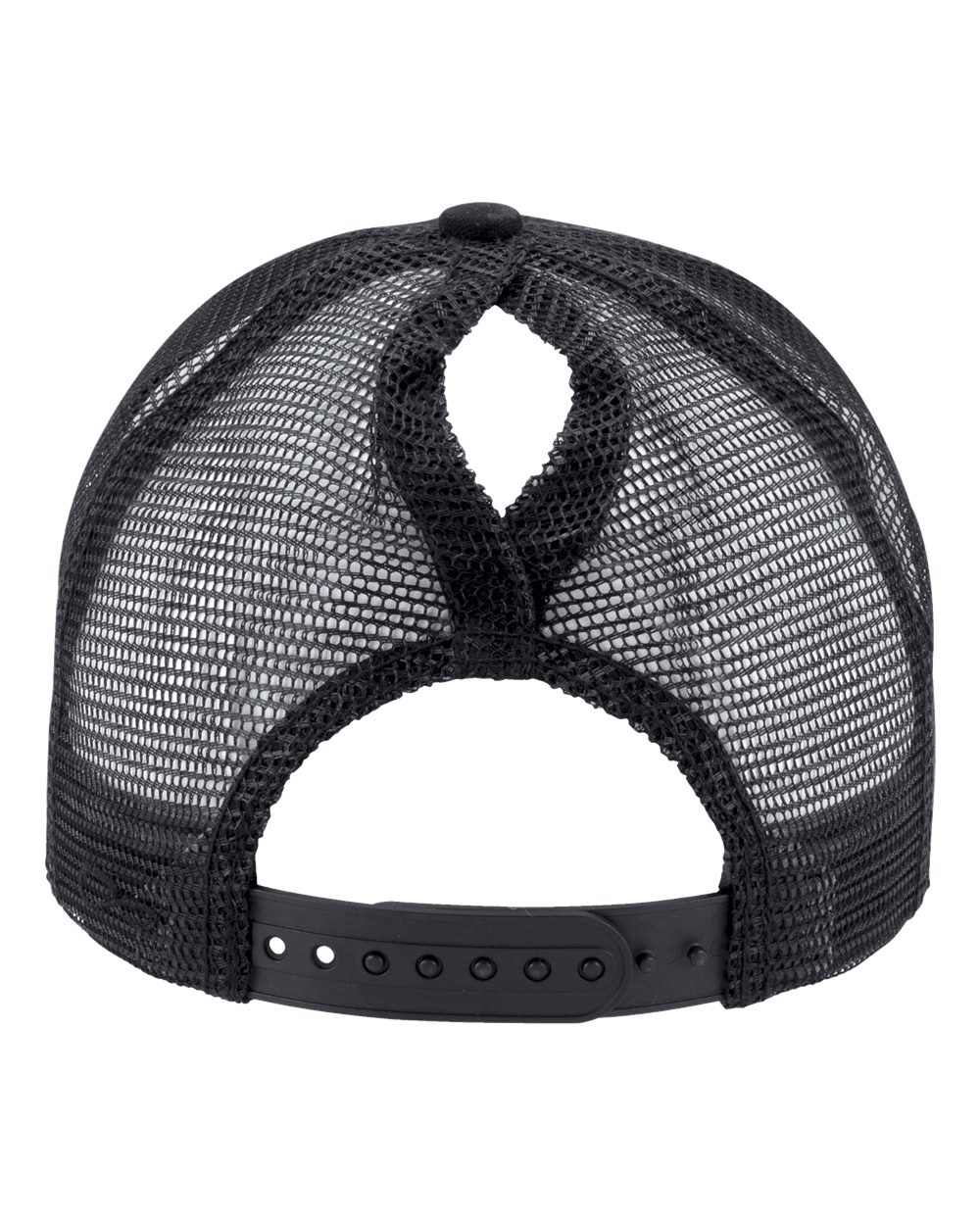 Women's Modern Trucker Cap - Back - B97395500 - Black/ Black