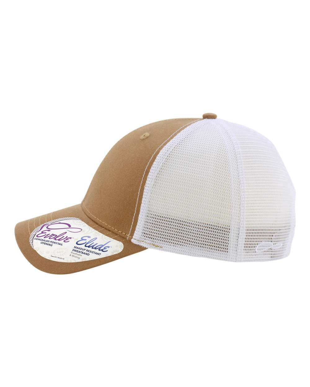 Women's Modern Trucker Cap - DirectSide - B97395070 - Caramel/ White