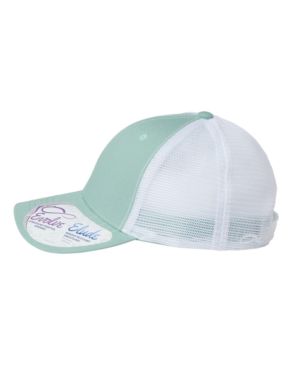 Women's Modern Trucker Cap - DirectSide - B97395170 - Seafoam/ White