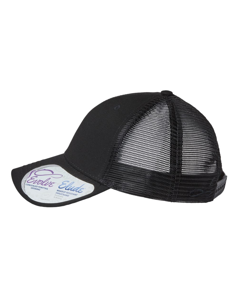 Women's Modern Trucker Cap - DirectSide - B97395500 - Black/ Black