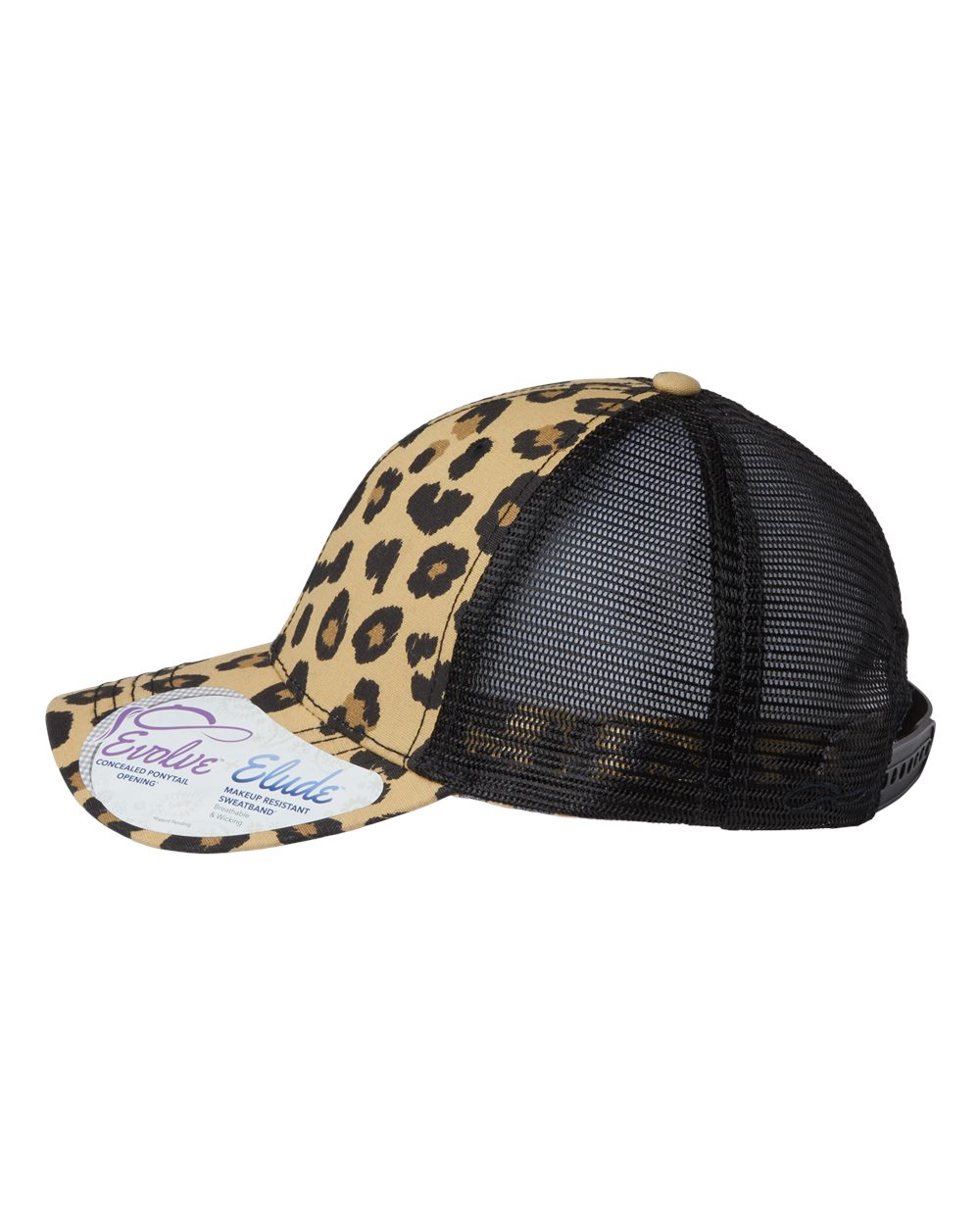 Women's Modern Trucker Cap - DirectSide - B97395600 - Leopard/ Black