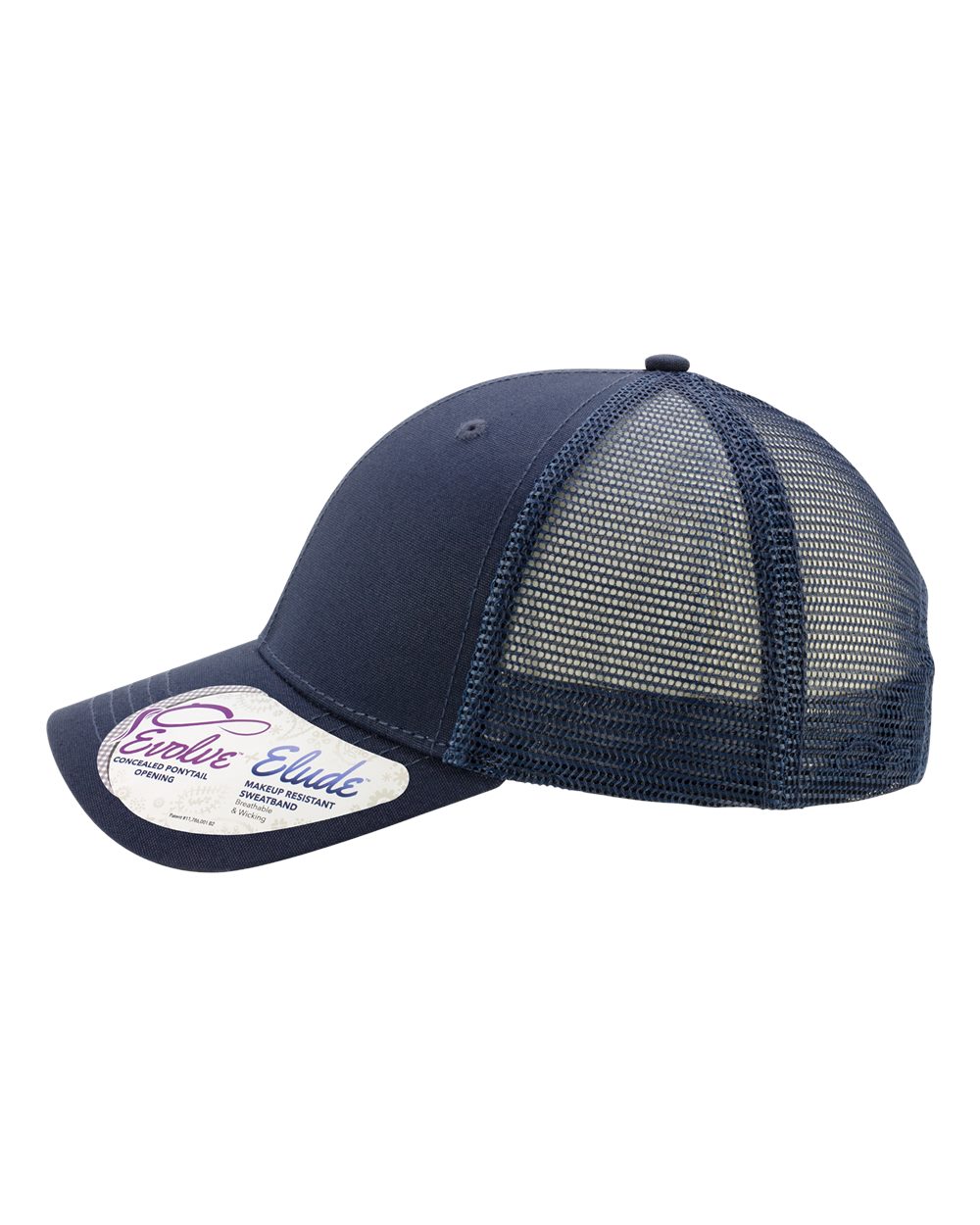 Women's Modern Trucker Cap - DirectSide - B97395650 - Dark Navy/ Navy
