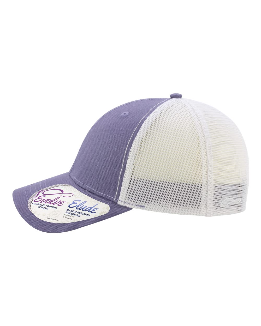 Women's Modern Trucker Cap - DirectSide - B97395670 - Violet/ White