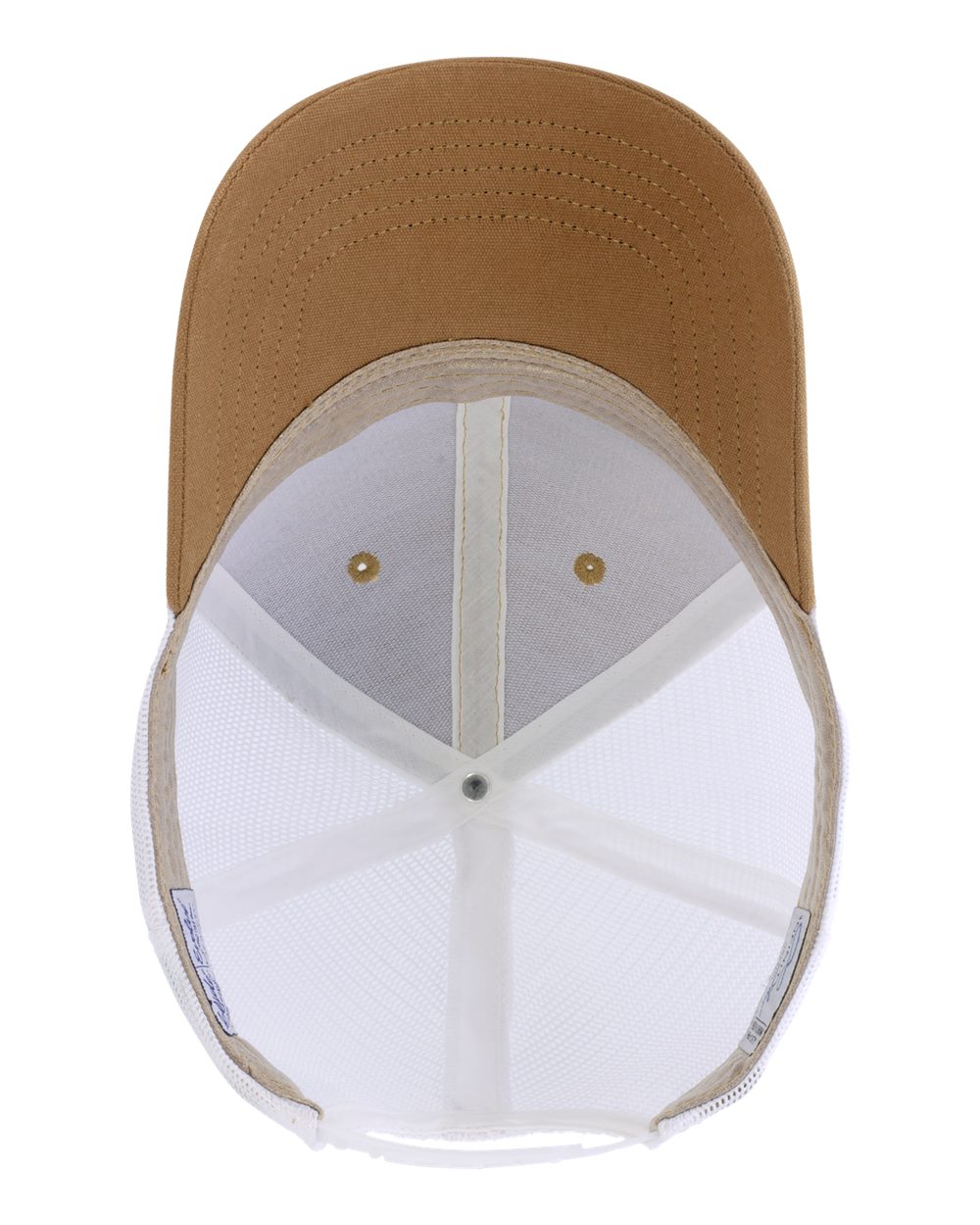 Women's Modern Trucker Cap - Side - B97395070 - Caramel/ White