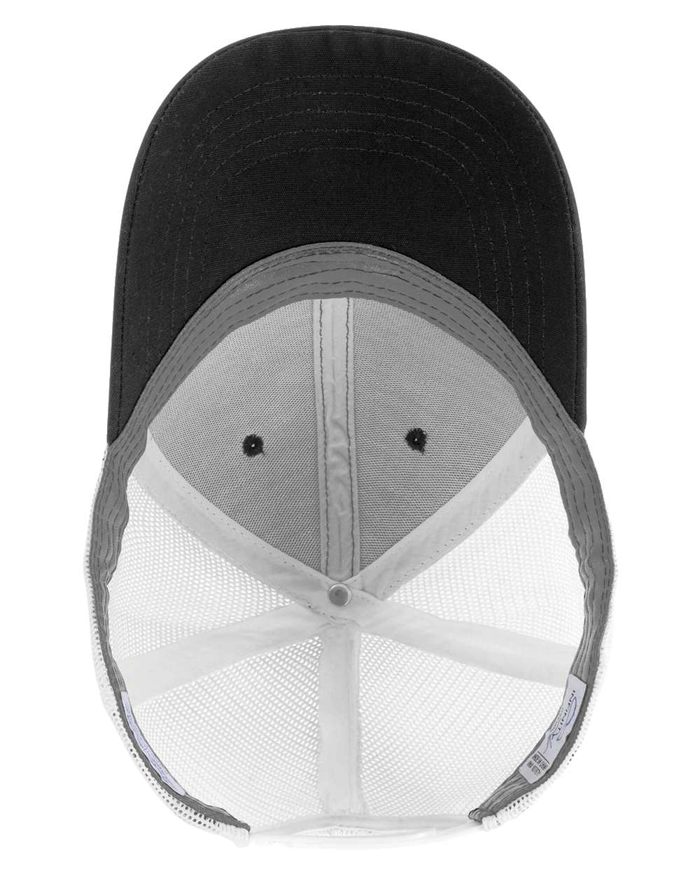 Women's Modern Trucker Cap - Side - B97395100 - Black/ White
