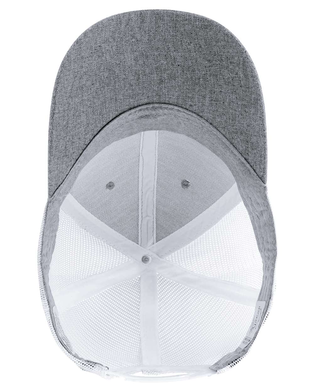 Women's Modern Trucker Cap - Side - B97395120 - Heather Grey/ White
