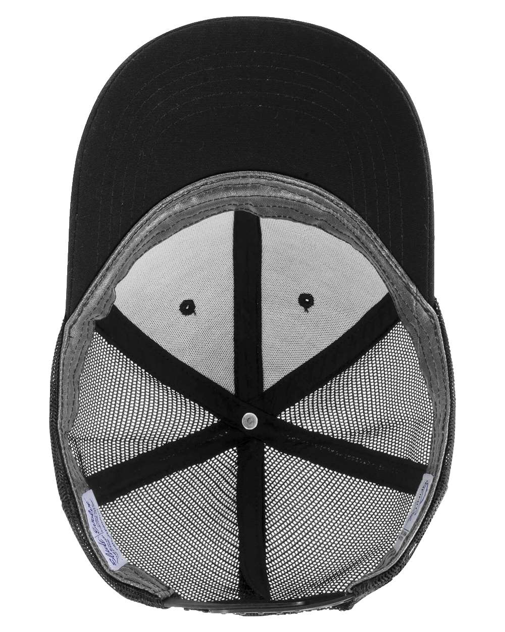 Women's Modern Trucker Cap - Side - B97395500 - Black/ Black
