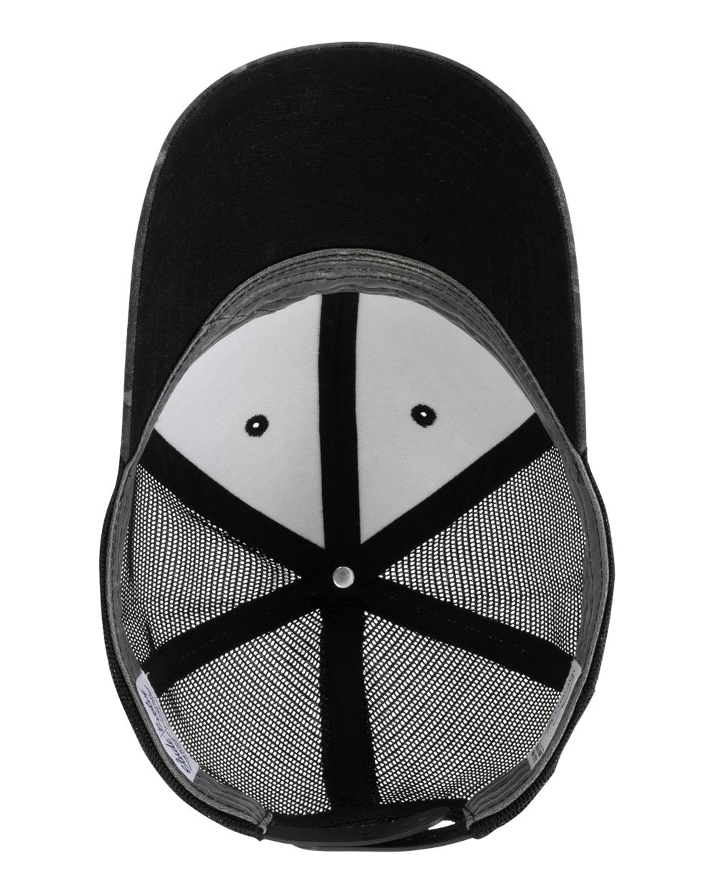 Women's Modern Trucker Cap - Side - B97395520 - Black Leopard/ Black