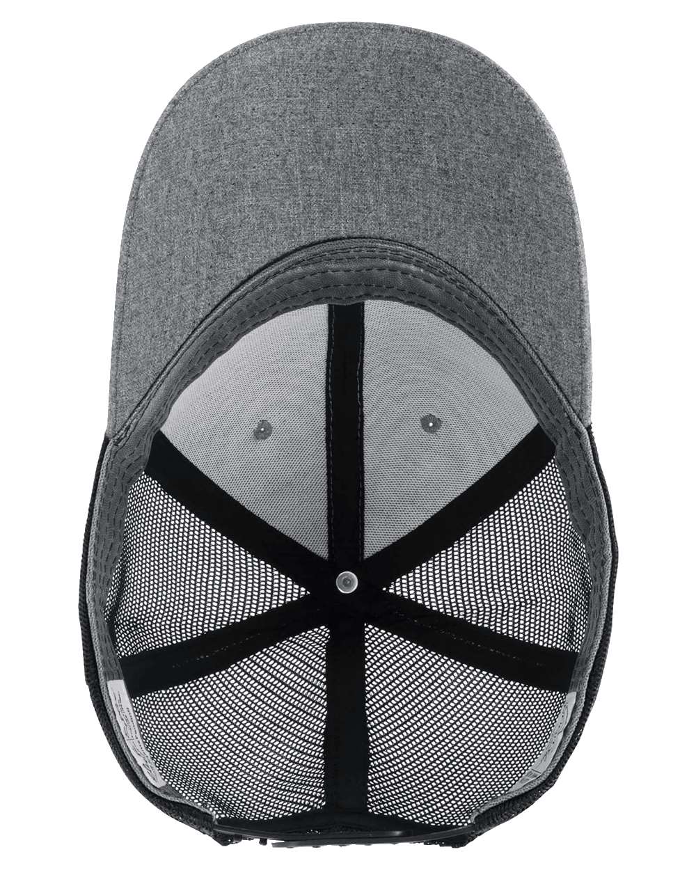 Women's Modern Trucker Cap - Side - B97395590 - Heather Grey/ Black