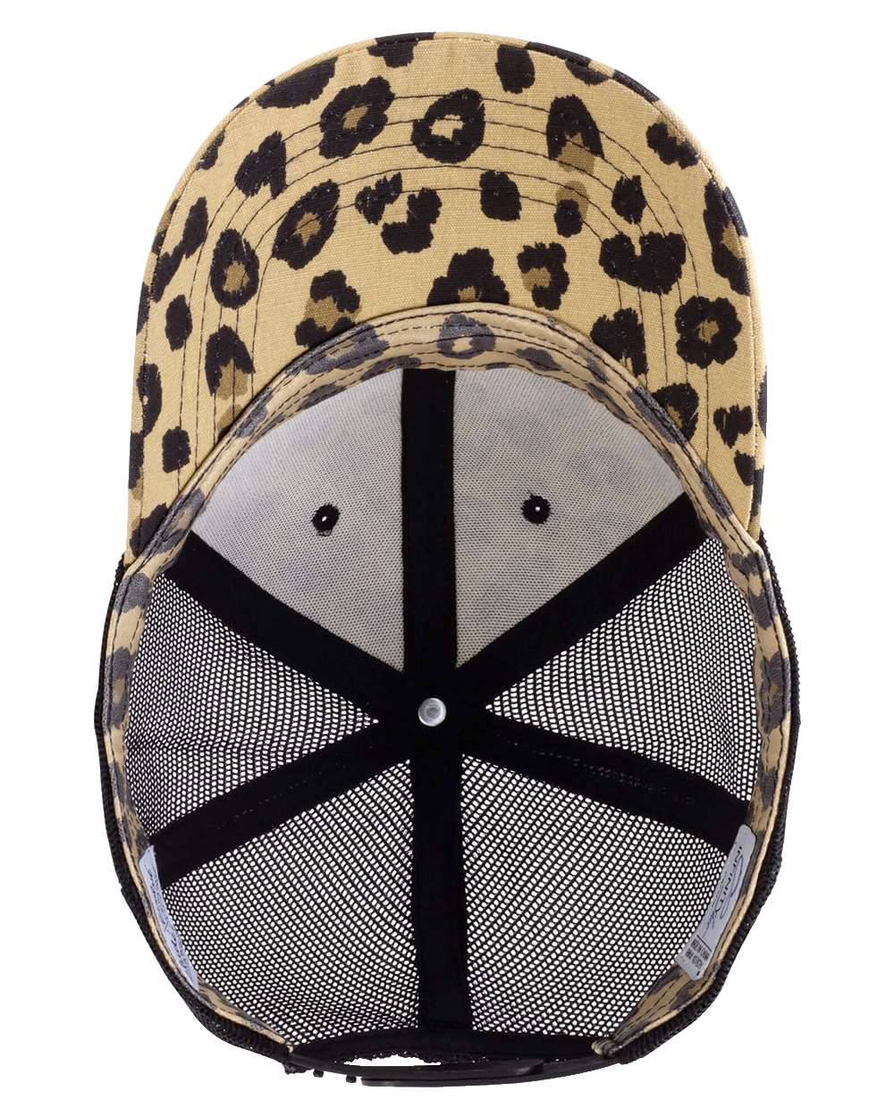 Women's Modern Trucker Cap - Side - B97395600 - Leopard/ Black