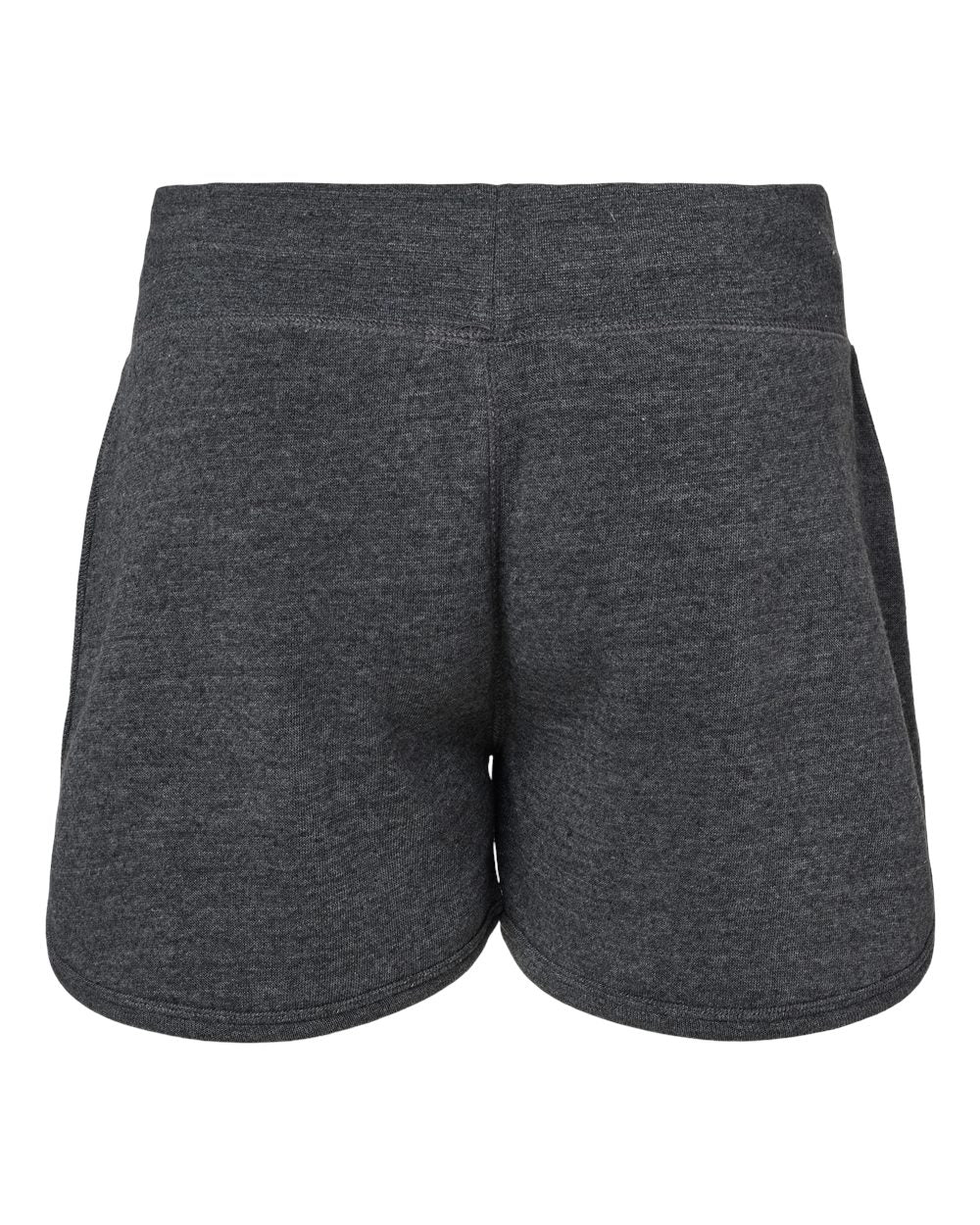 Women's Fleece Shorts - Back - B12728113 - Black Triblend