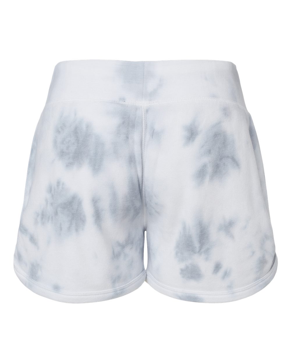 Women's Fleece Shorts - Back - B12728583 - Grey Tie Dye