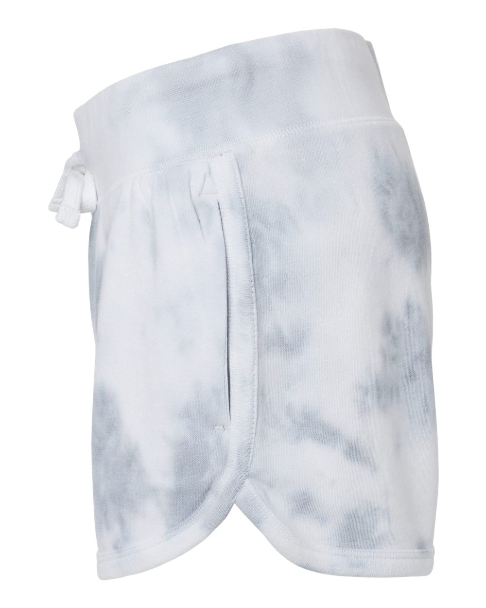 Women's Fleece Shorts - DirectSide - B12728583 - Grey Tie Dye