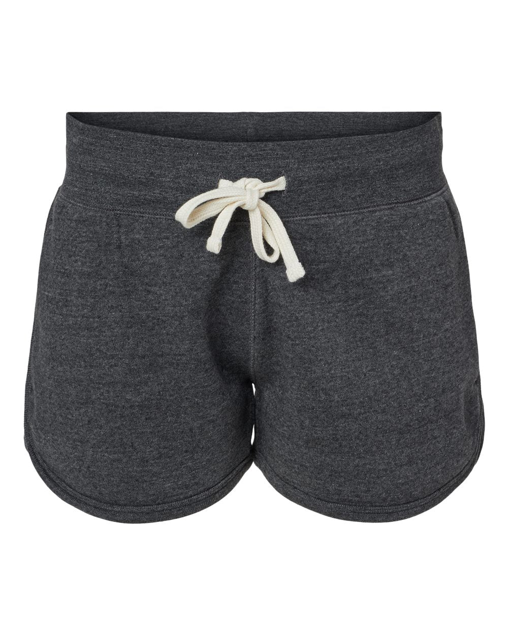 Women's Fleece Shorts - Front - B12728113 - Black Triblend