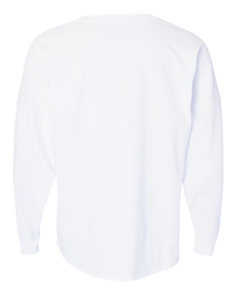 Unisex Game Day Jersey Long Sleeve T-Shirt - Back - B22328002 - White