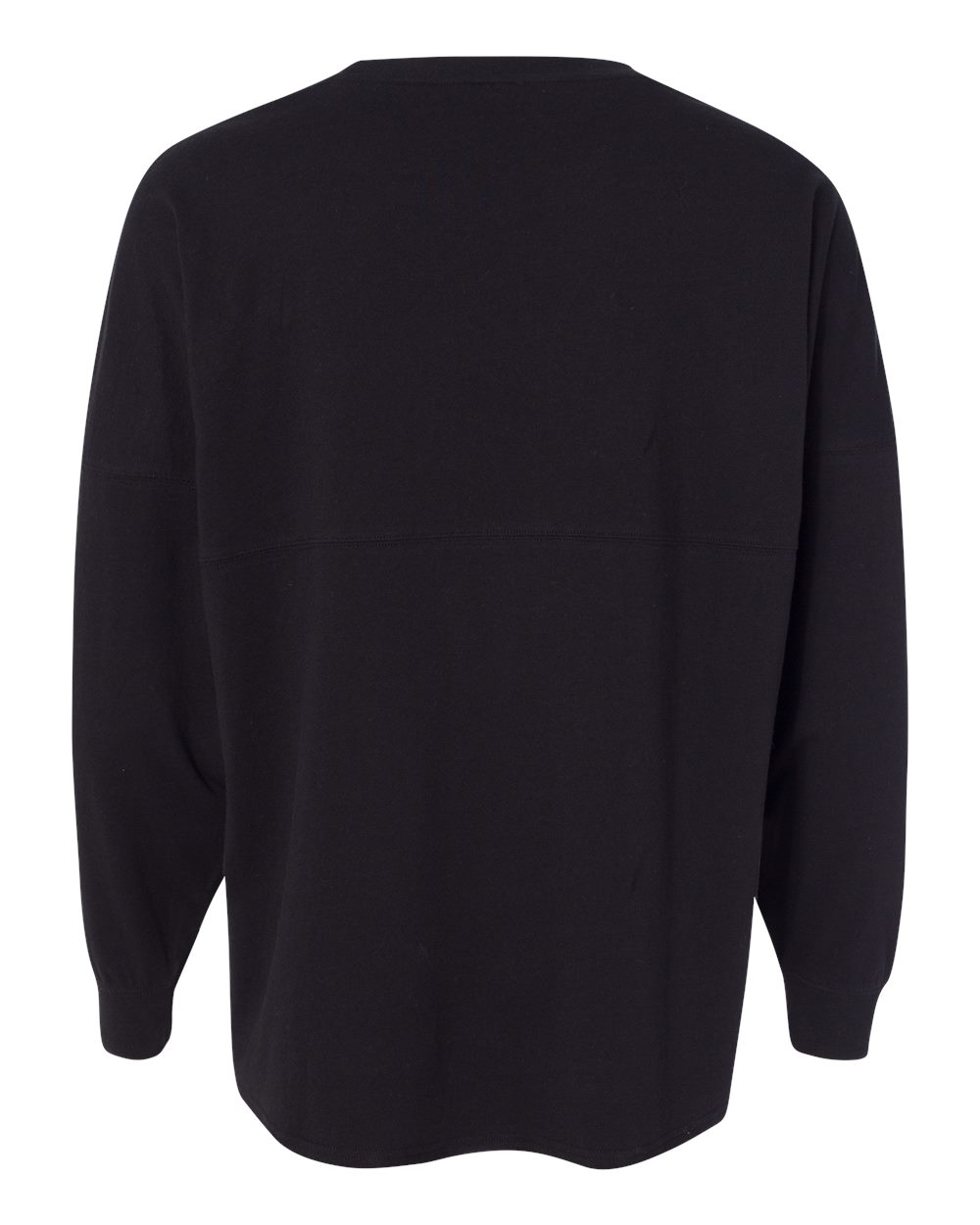 Unisex Game Day Jersey Long Sleeve T-Shirt - Back - B22328502 - Black