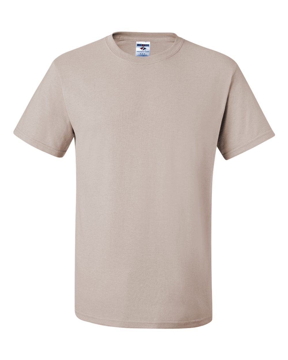 Unisex Dri-Power® 50/50 T-Shirt - Front - B06535733 - Sandstone