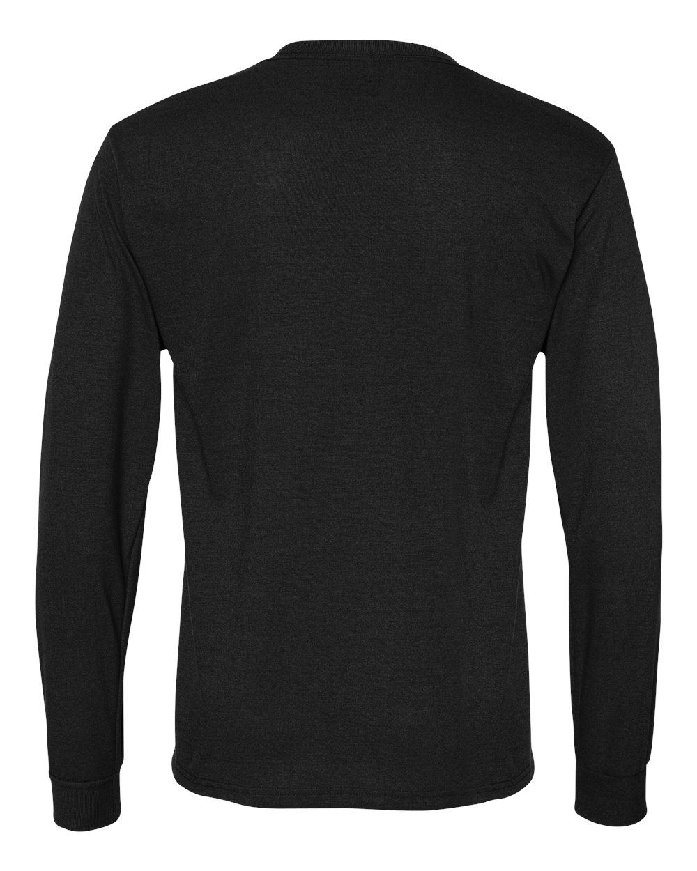 Unisex Dri-Power® Performance Long Sleeve T-Shirt - Back - B85535503 - Black