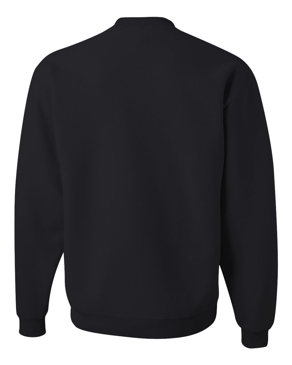 Unisex NuBlend® Crewneck Sweatshirt - Back - B21035503 - Black