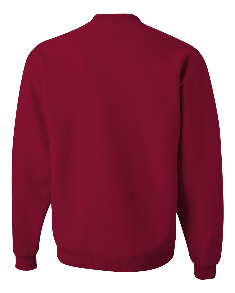 Unisex NuBlend® Crewneck Sweatshirt - Back - B21035523 - Cardinal