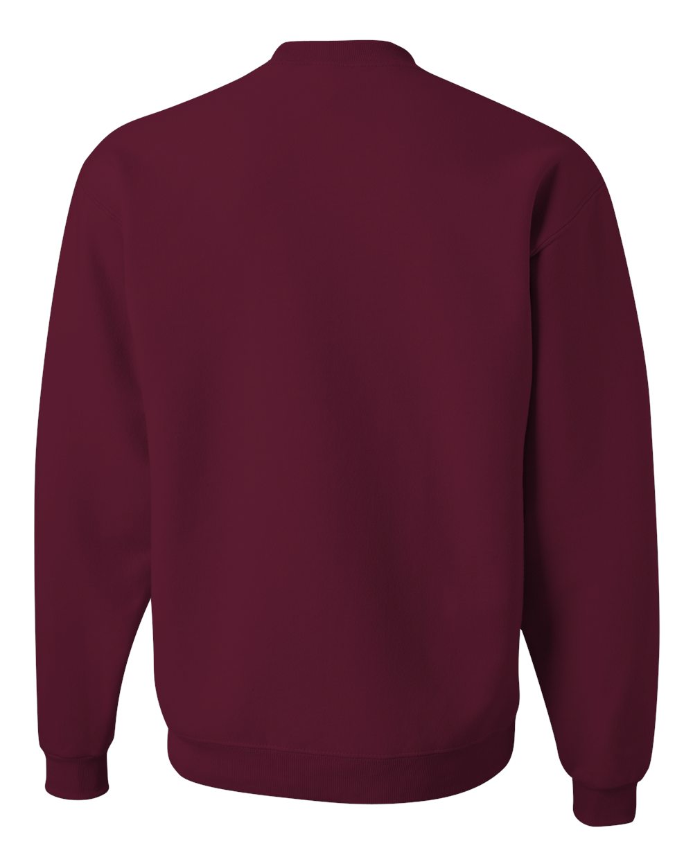 Unisex NuBlend® Crewneck Sweatshirt - Back - B21035533 - Maroon