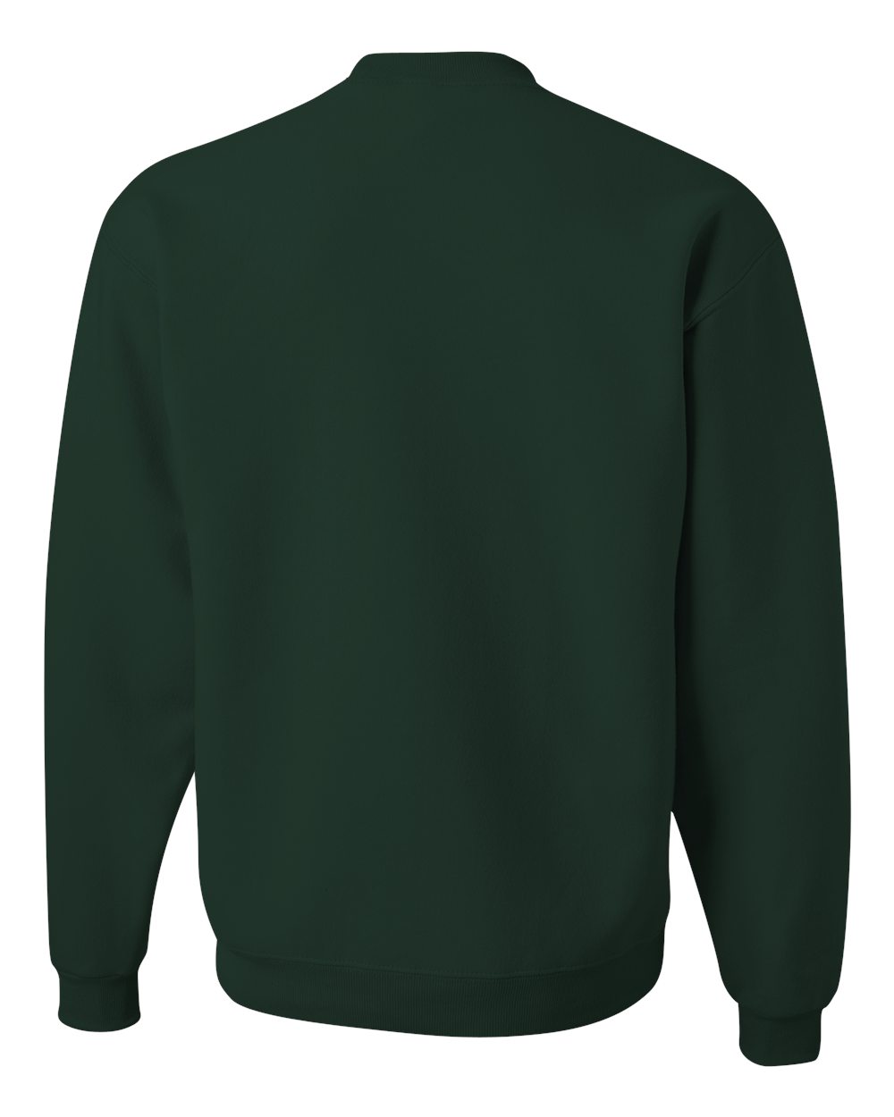Unisex NuBlend® Crewneck Sweatshirt - Back - B21035543 - Forest Green