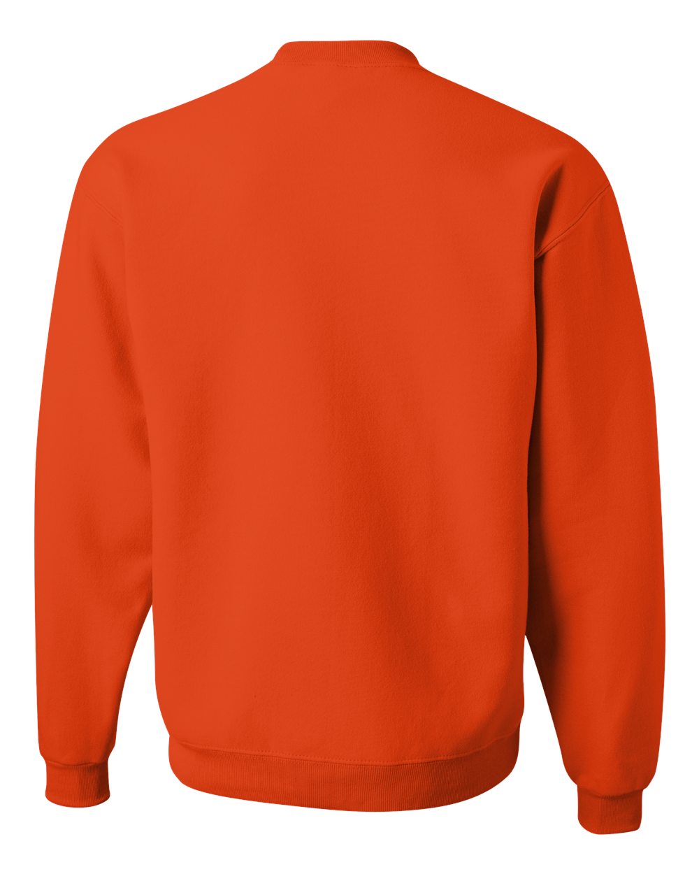 Unisex NuBlend® Crewneck Sweatshirt - Back - B21035663 - Burnt Orange