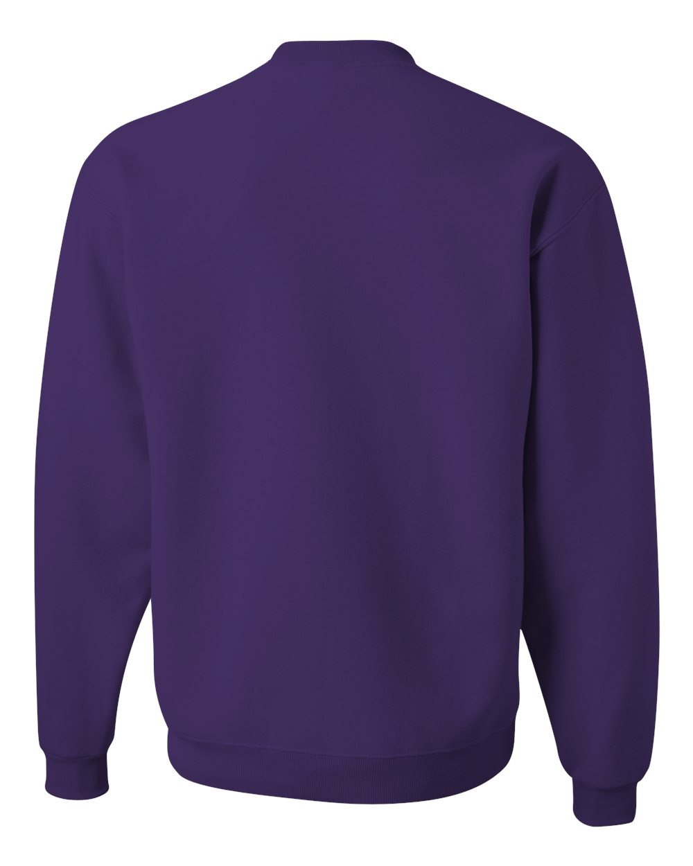 Unisex NuBlend® Crewneck Sweatshirt - Back - B21035673 - Deep Purple