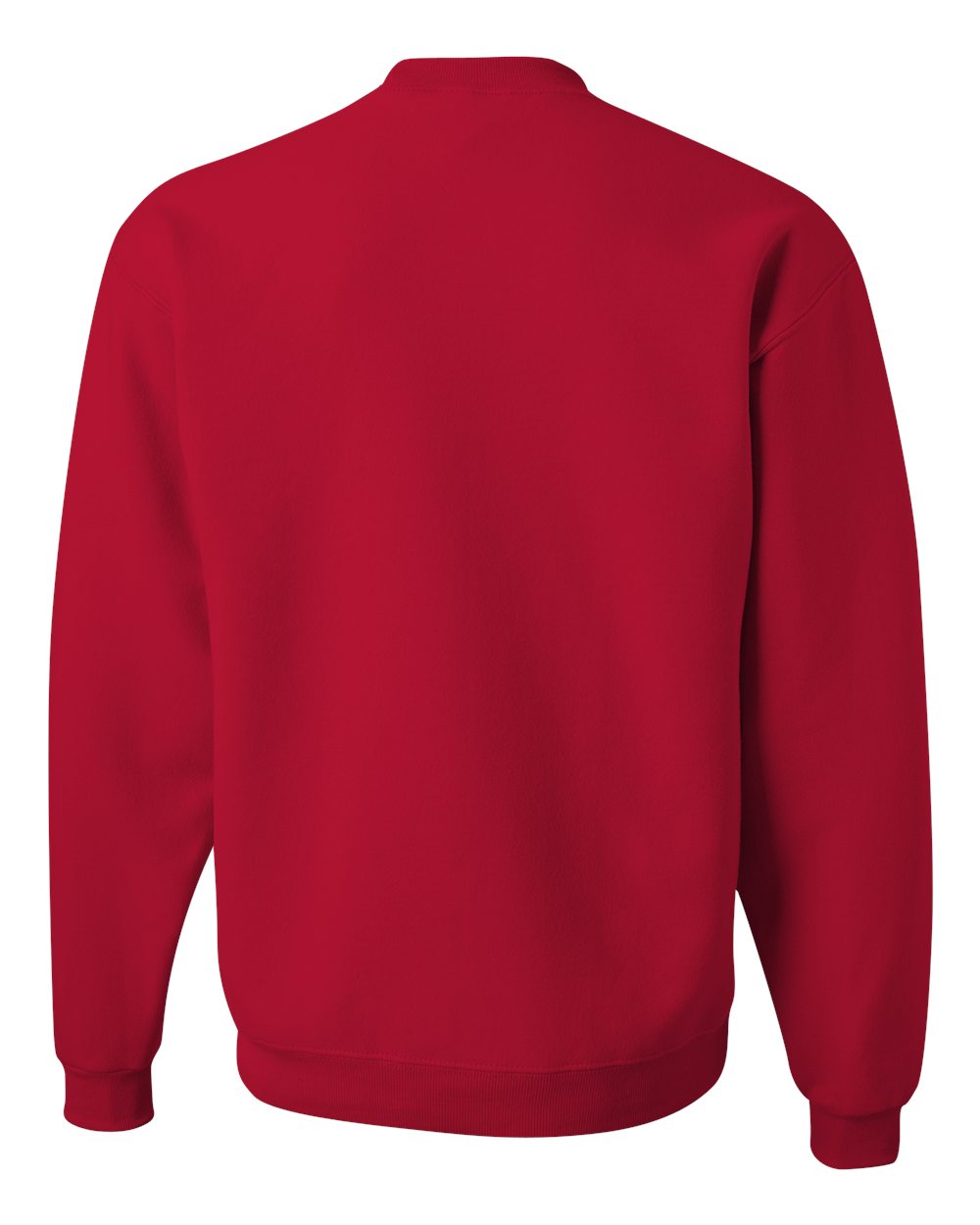 Unisex NuBlend® Crewneck Sweatshirt - Back - B21035703 - True Red