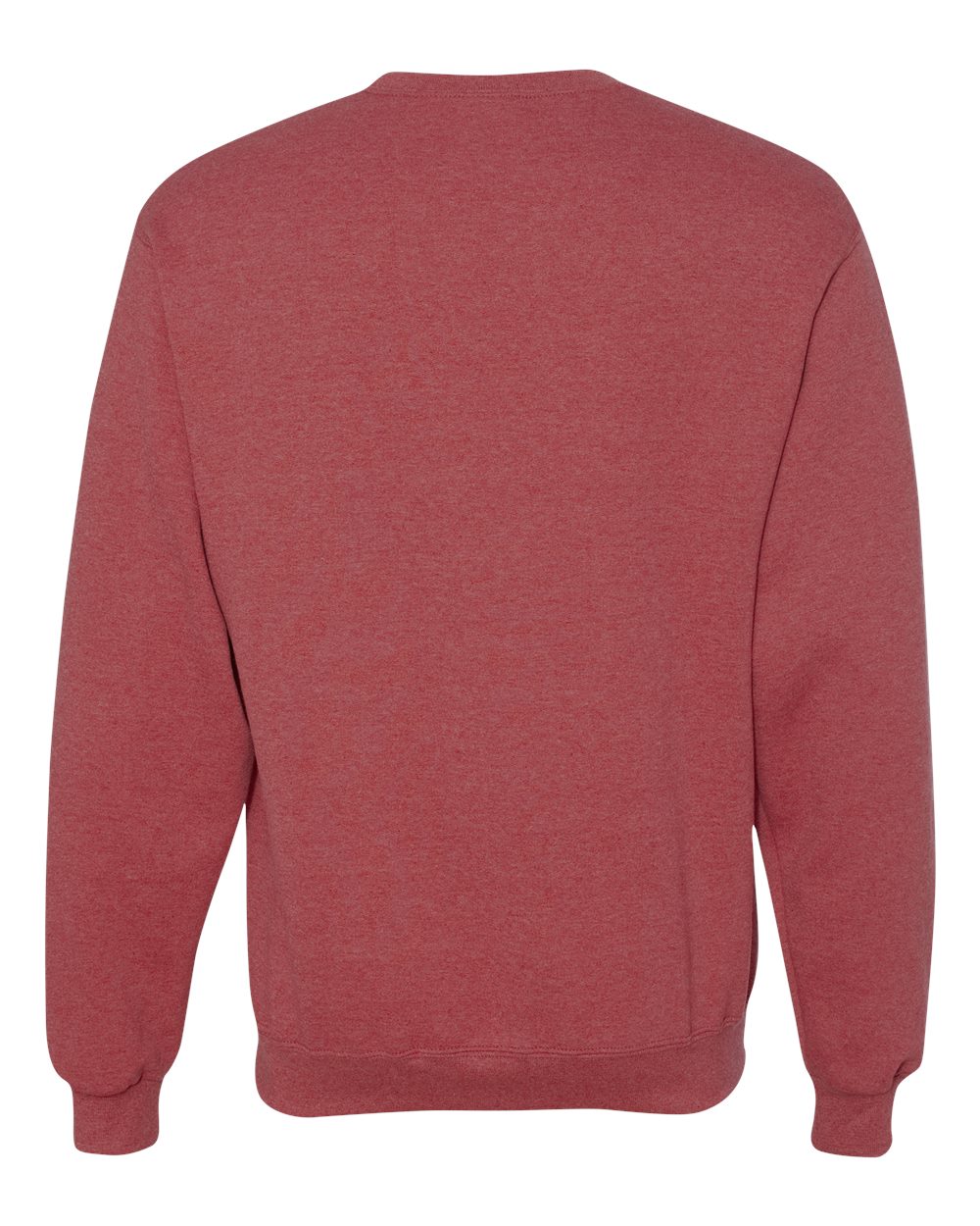 Unisex NuBlend® Crewneck Sweatshirt - Back - B21035713 - Vintage Heather Red
