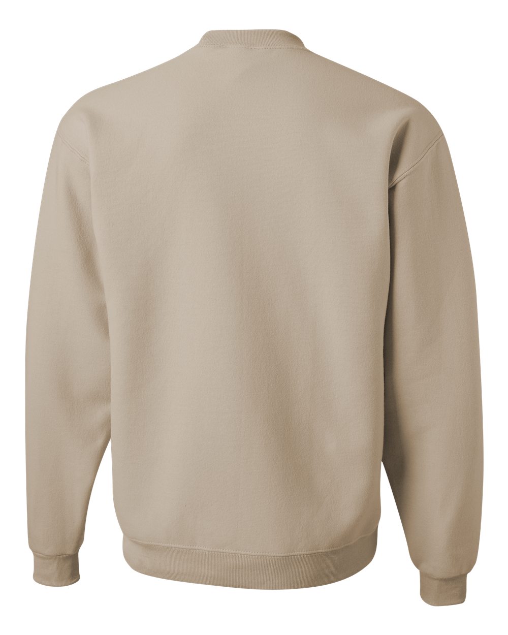Unisex NuBlend® Crewneck Sweatshirt - Back - B21035733 - Sandstone