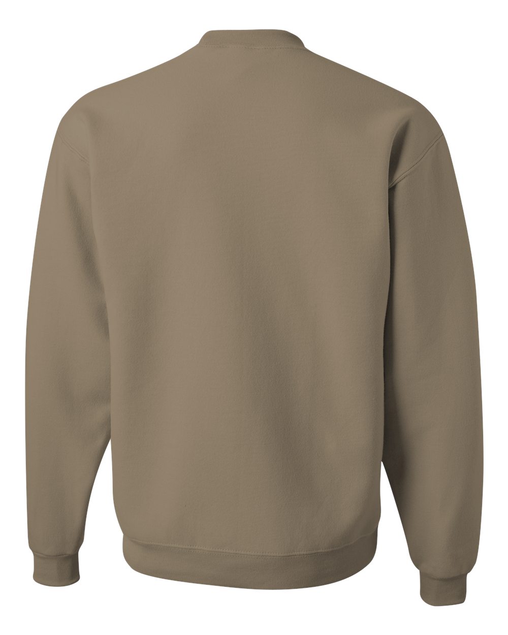 Unisex NuBlend® Crewneck Sweatshirt - Back - B21035773 - Khaki