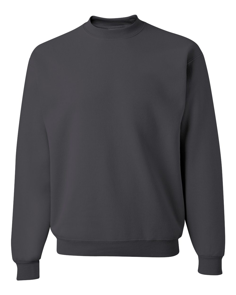 Unisex NuBlend® Crewneck Sweatshirt - Front - B21035093 - Charcoal Grey