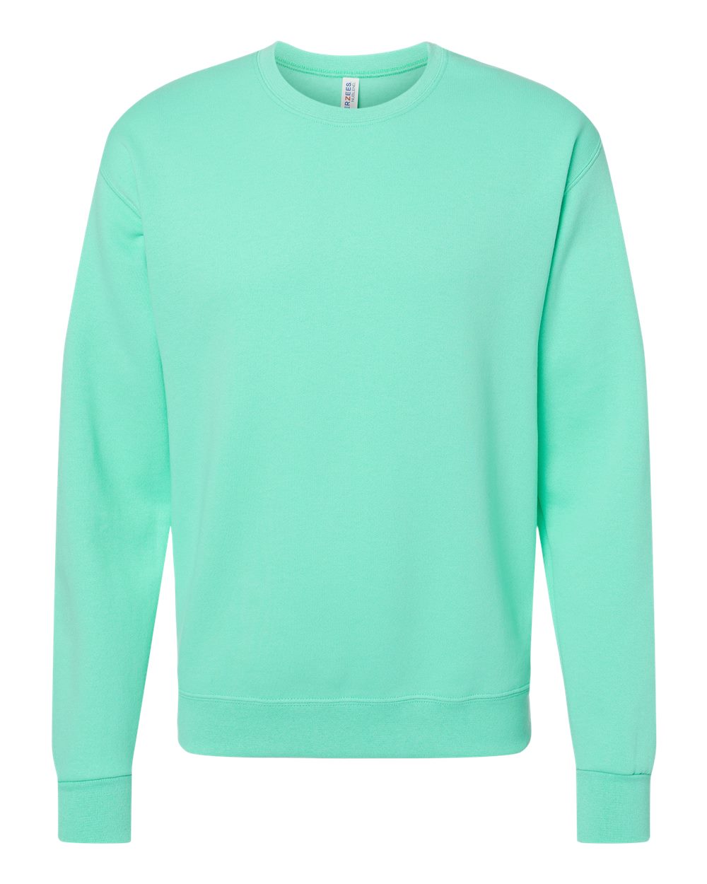 Unisex NuBlend® Crewneck Sweatshirt - Front - B21035293 - Cool Mint