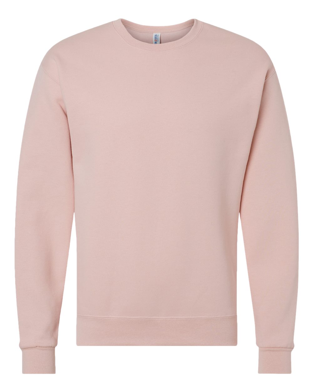 Unisex NuBlend® Crewneck Sweatshirt - Front - B21035313 - Blush Pink