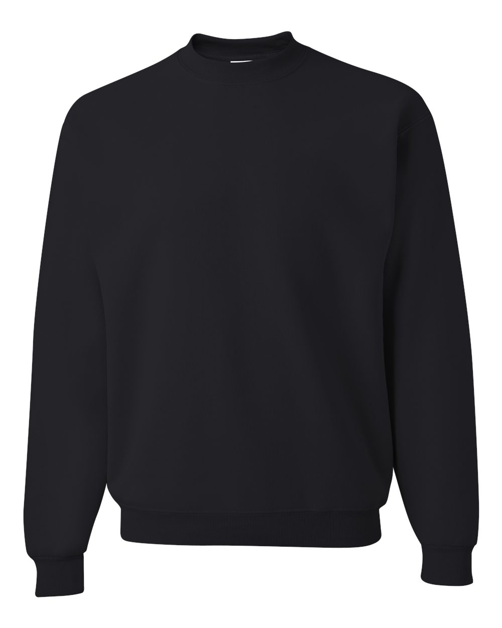 Unisex NuBlend® Crewneck Sweatshirt - Front - B21035503 - Black