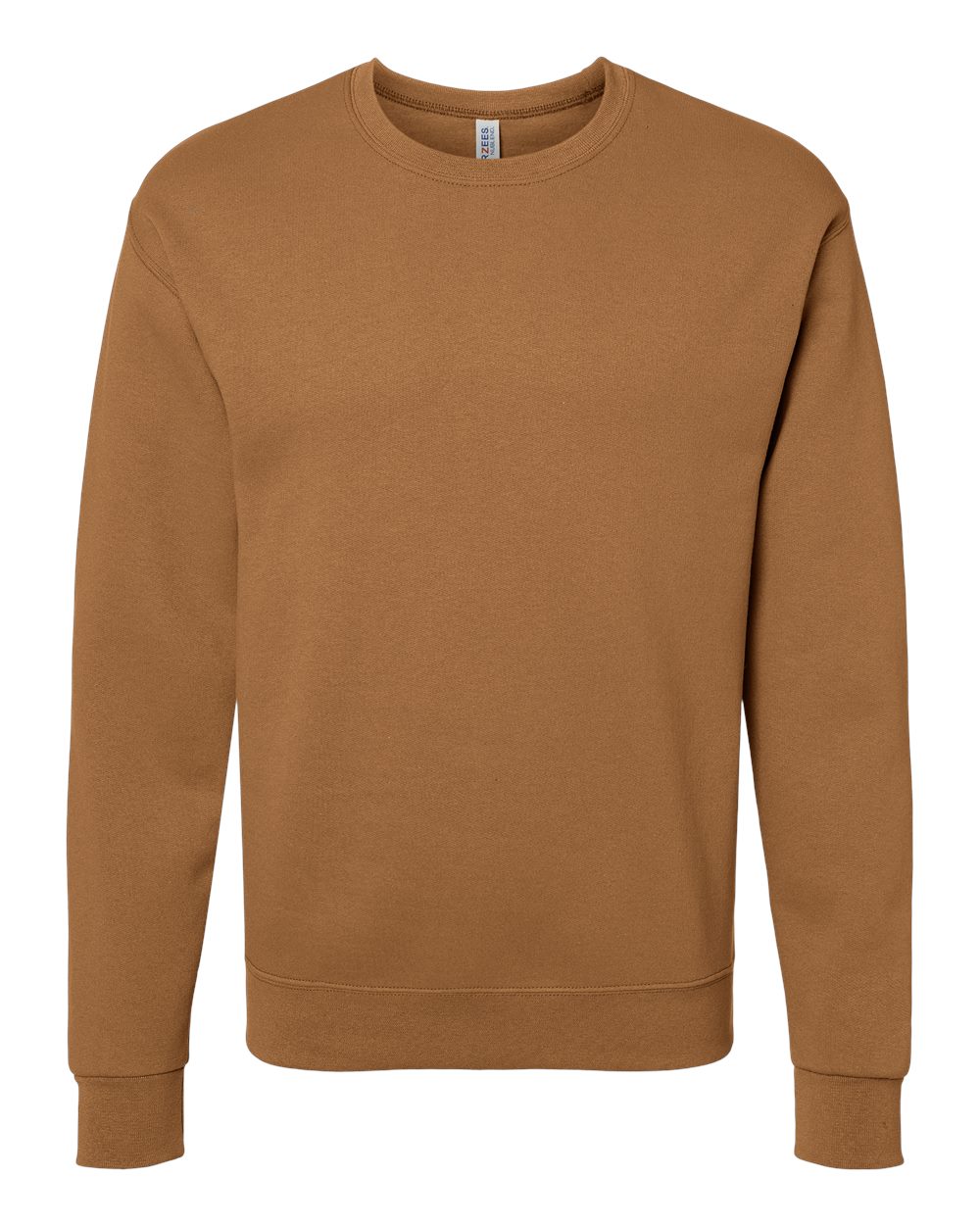 Unisex NuBlend® Crewneck Sweatshirt - Front - B21035513 - Golden Pecan