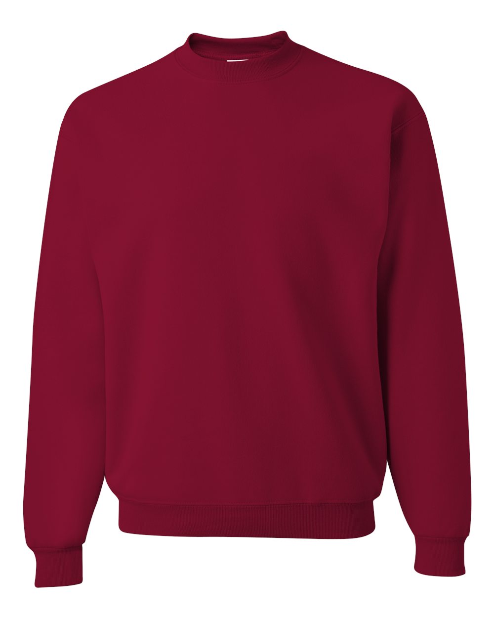 Unisex NuBlend® Crewneck Sweatshirt - Front - B21035523 - Cardinal