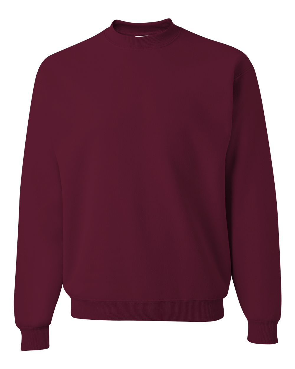 Unisex NuBlend® Crewneck Sweatshirt - Front - B21035533 - Maroon