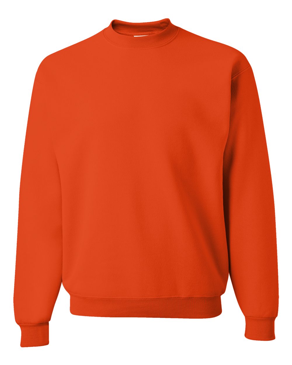 Unisex NuBlend® Crewneck Sweatshirt - Front - B21035663 - Burnt Orange