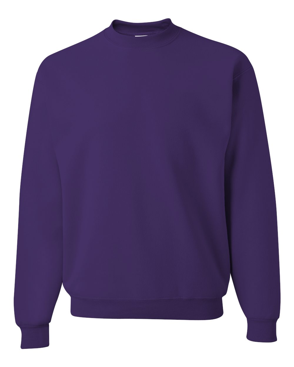 Unisex NuBlend® Crewneck Sweatshirt - Front - B21035673 - Deep Purple