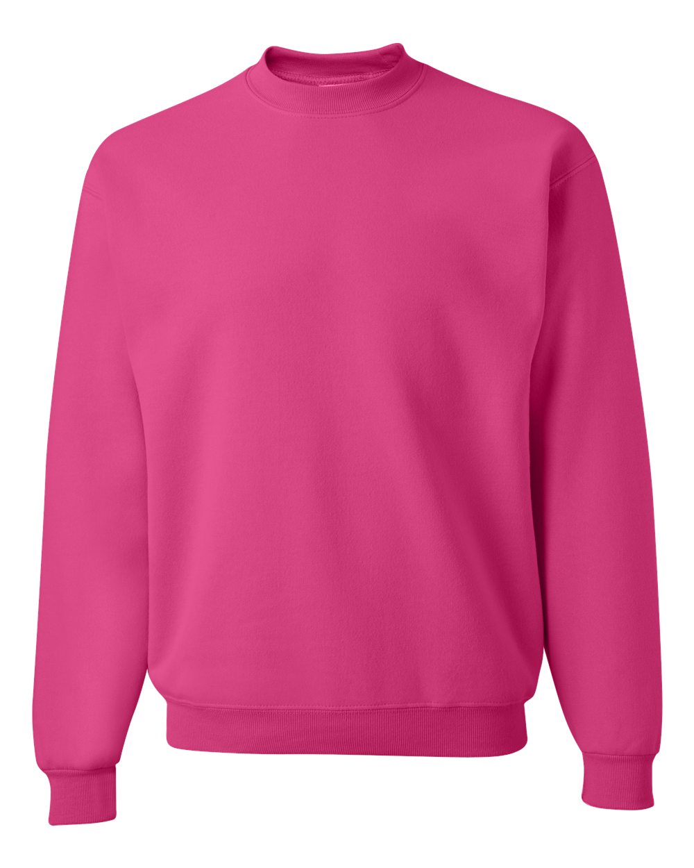 Unisex NuBlend® Crewneck Sweatshirt - Front - B21035693 - Cyber Pink