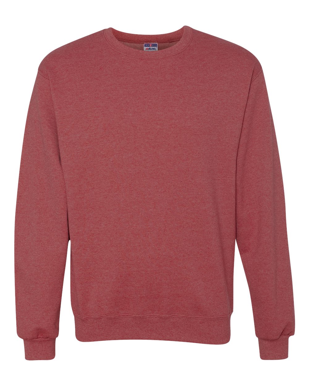 Unisex NuBlend® Crewneck Sweatshirt - Front - B21035713 - Vintage Heather Red