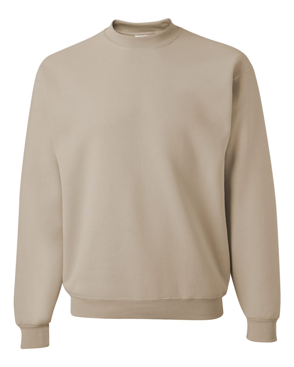 Unisex NuBlend® Crewneck Sweatshirt - Front - B21035733 - Sandstone