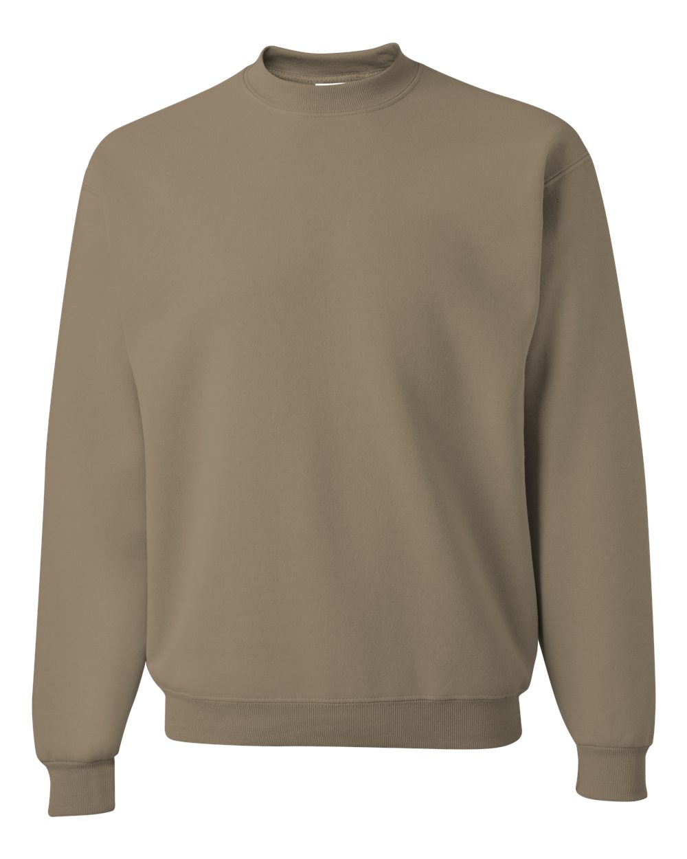 Unisex NuBlend® Crewneck Sweatshirt - Front - B21035773 - Khaki