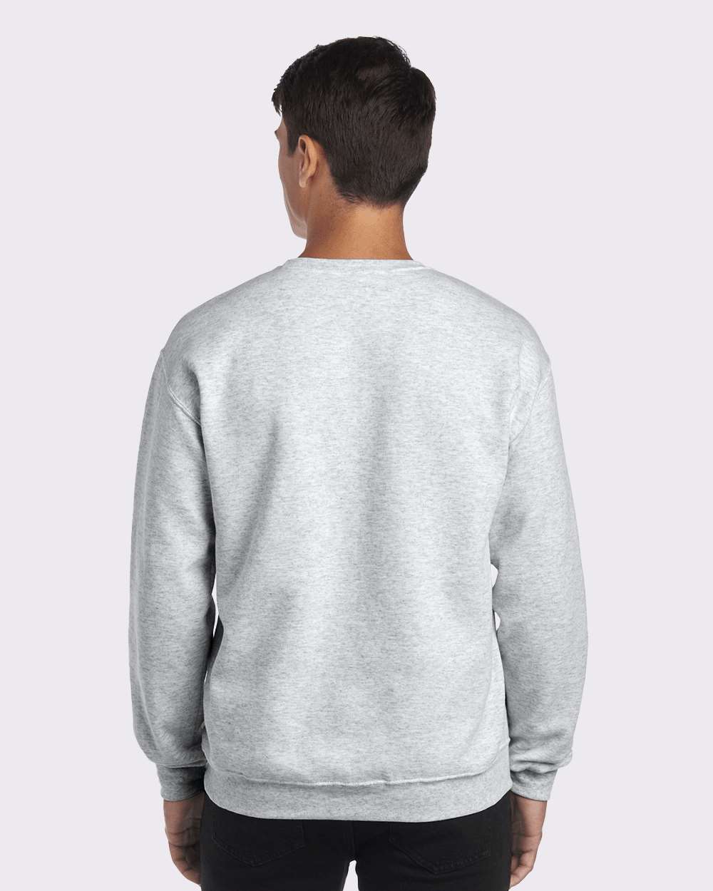Unisex NuBlend® Crewneck Sweatshirt - OnModelBack - B21035023 - Ash