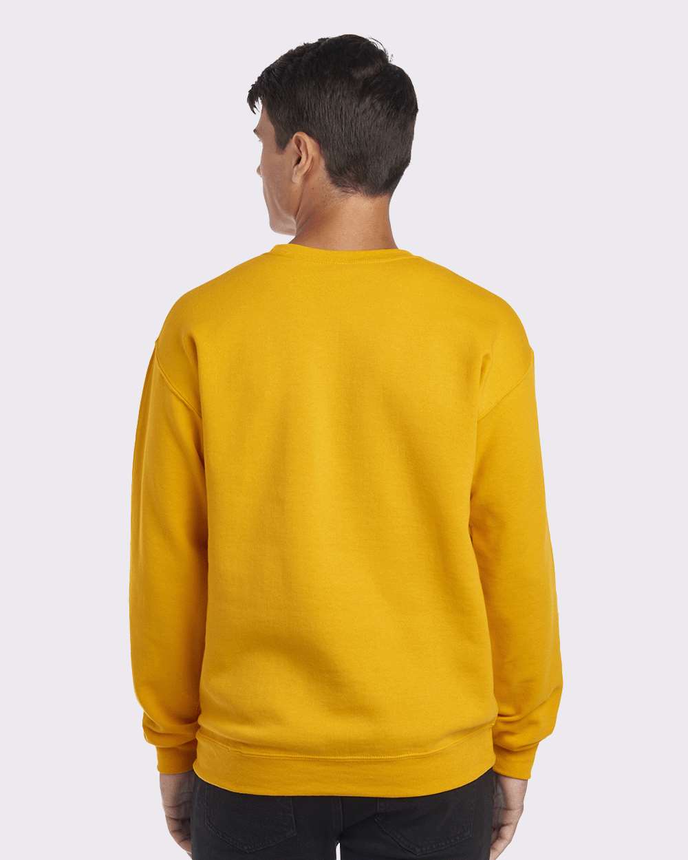 Unisex NuBlend® Crewneck Sweatshirt - OnModelBack - B21035123 - Gold